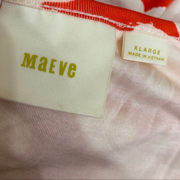 SOLD Maeve Summer Breeze Orange Floral Dress - Picture 5 of 7